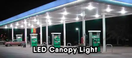 LED Canopy Lights for Gas Stations