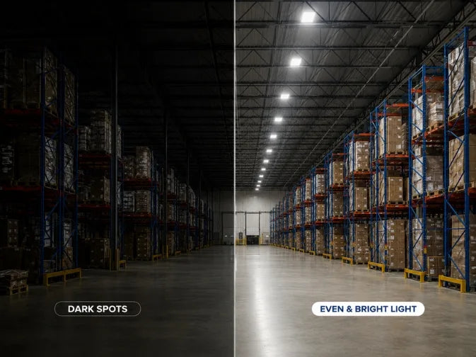 How to Eliminate Dark Spots in Warehouses: A Practical LED Lighting and Product-Selection Guide