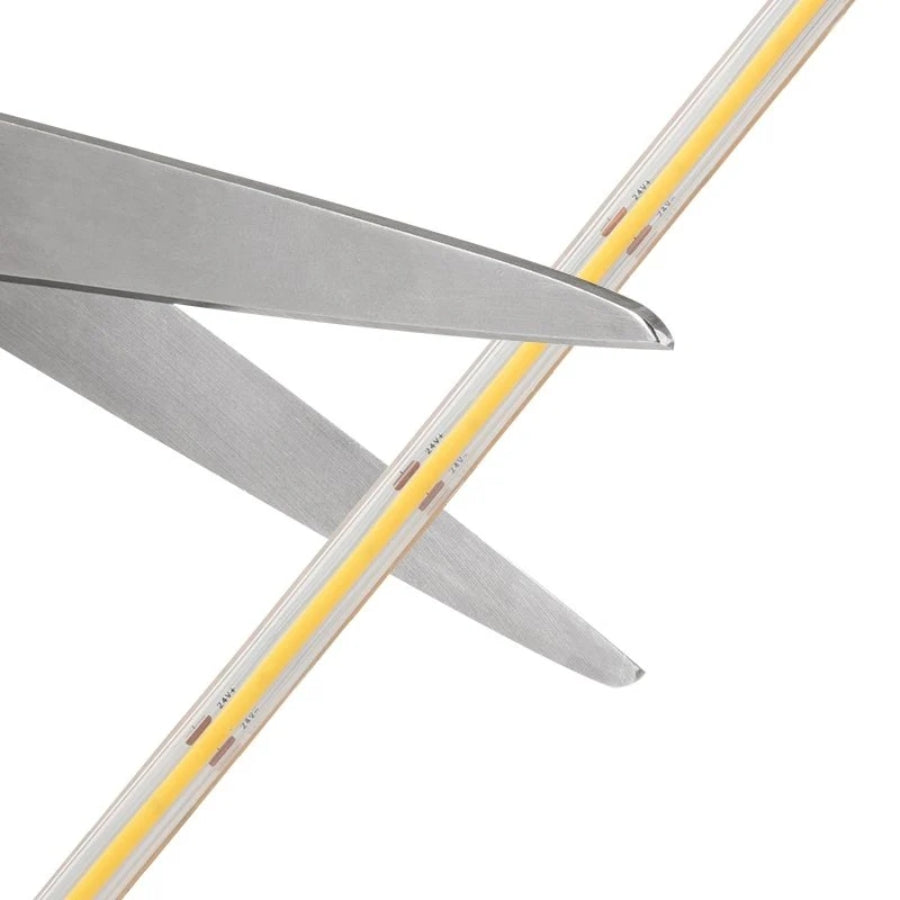 32ft (10m) Waterproof COB LED Strip Light - 24V, High CRI 90+, 146 LEDs/ft Dot-Free Seamless Glow, IP65 Waterproof, Dimmable, UL Listed, 36,000 Hrs, 3-Year Warranty