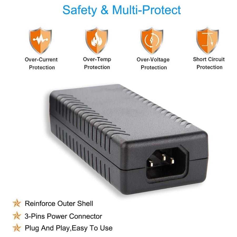 12V DC Power Adapter Supply 6A - AC 100-240V 50/60Hz to DC 12V 6A 72W Converter Transformer Charger, 5.5mm x 2.5mm Plug for LED Strips, CCTV, Router, LCD Monitor