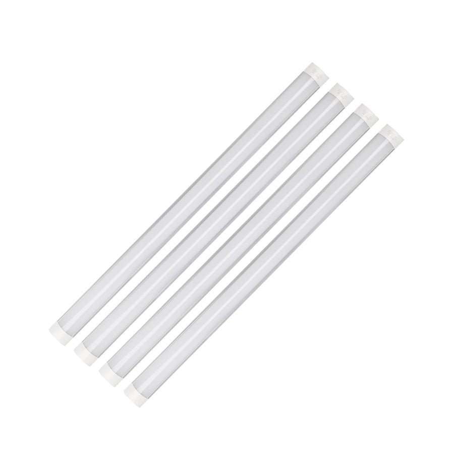 4FT LED Batten Light, Ceiling Surface Mounted Slim LED Tube Lights, 40W 5000K Neutral White For Office, Shop, Garage, Home