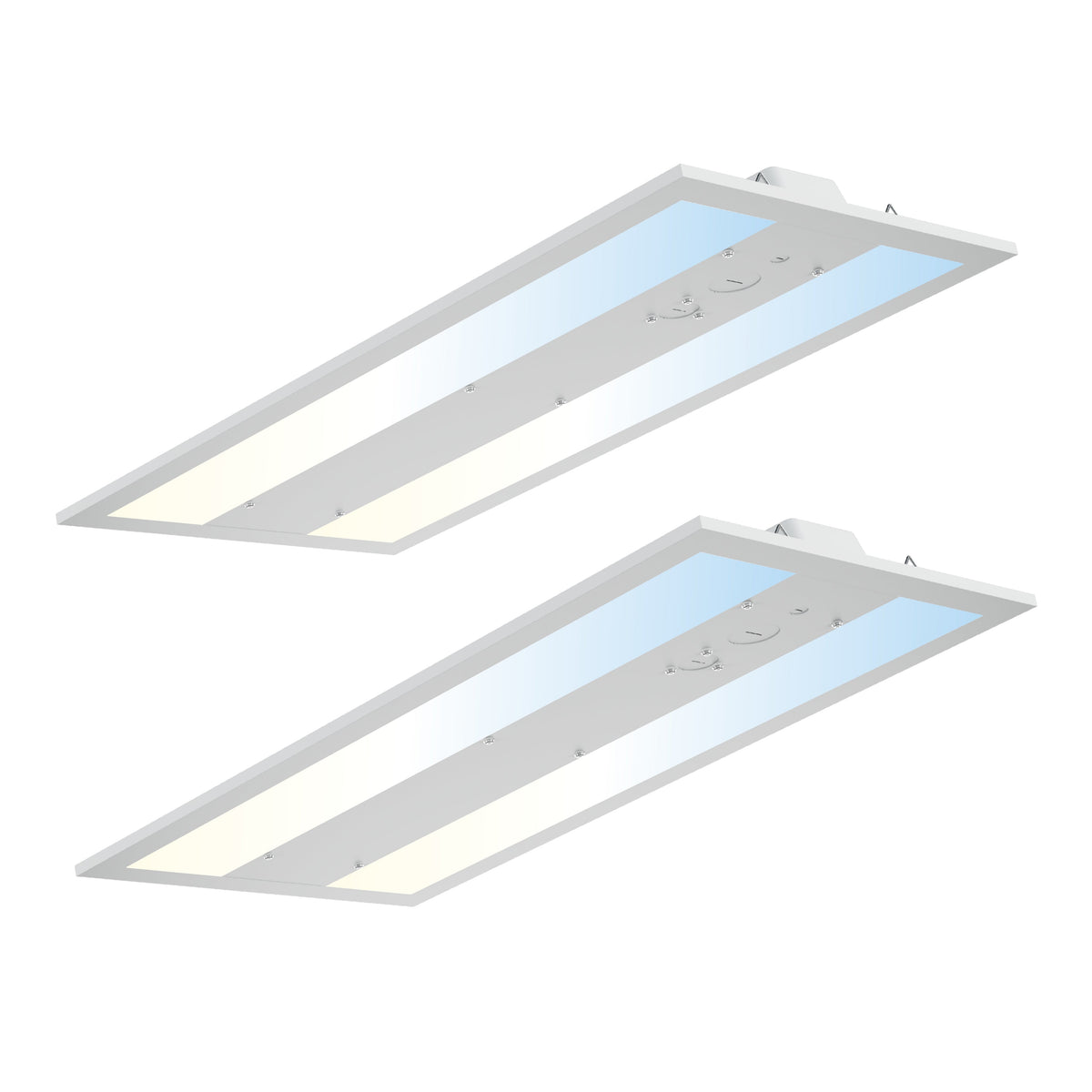 LED Linear High Bay Shop Light 2FT, 165W 23925LM 145LM/W, 4000K/5000K/5700K, 0-10V Dimmable, 100-277V, Hanging Light for Warehouse, ETL Listed, 2 Pack