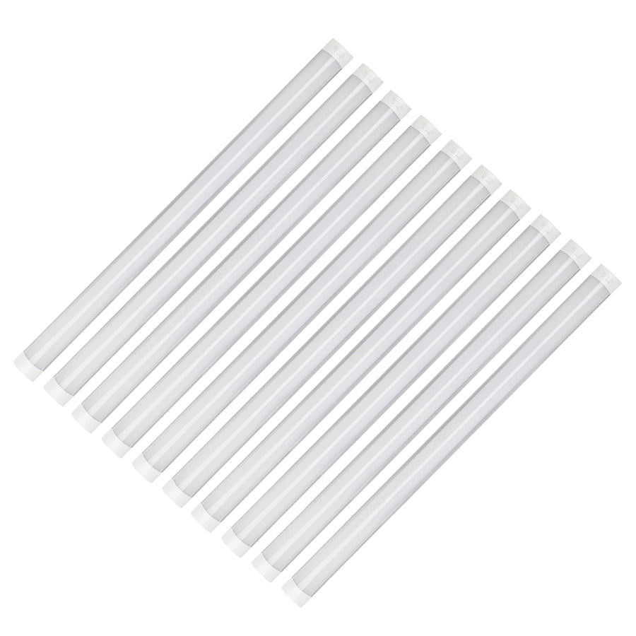 4FT LED Batten Light, Ceiling Surface Mounted Slim LED Tube Lights, 40W 5000K Neutral White For Office, Shop, Garage, Home