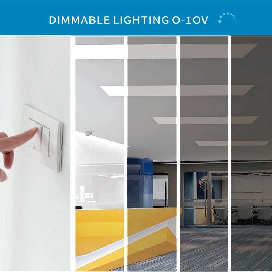 2x4 FT LED Light Flat Panel, 40-72W, 5 CCT 3K | 3.5K | 4K | 5K | 6.5K, Dimmable Recessed Drop Ceiling Lights, 3750/5000/6250/7500/9000 Lumens, Lay in Fixture for Office, 120-277V, UL DLC  72 Panels