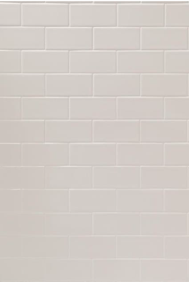Cultured Marble Tub Surround, 3 x 6 Brick