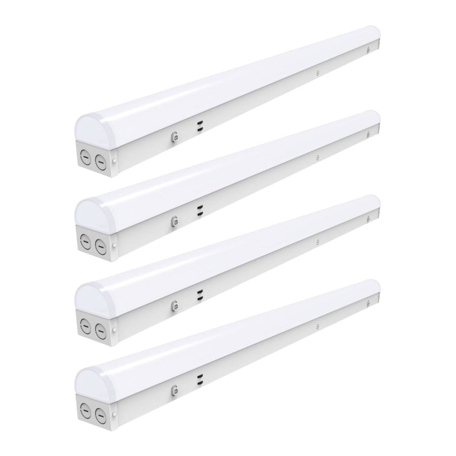 4FT LED Linear Strip Light - Wattage Adjustable 30W/40W/50W, Color Tunable 3500K/4000K/5000K, Dimmable, Commercial Lighting, Ceiling Light Fixture