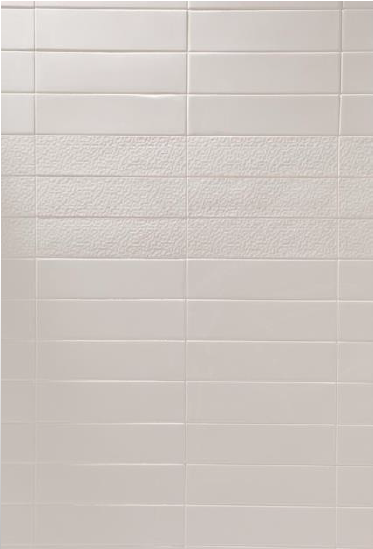 Cultured Marble Tub Surround, 4 x 15 Confetti Brick