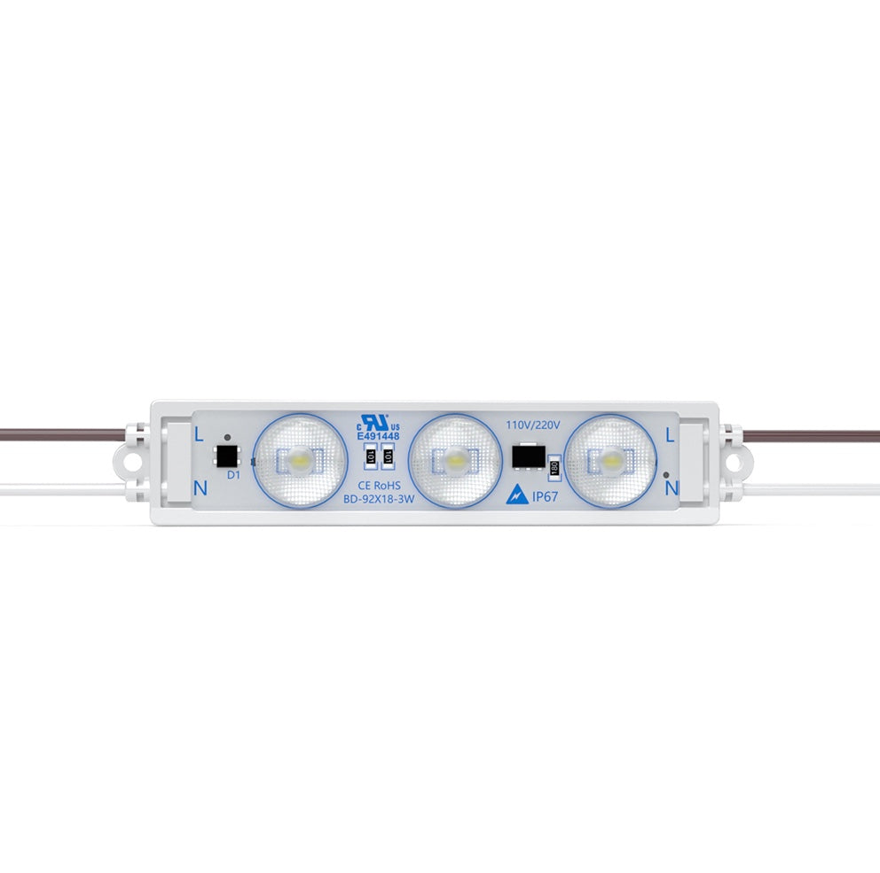 High Voltage 110V/220V AC 1.5W LED Module Outdoor Advertising Light Box with SMD2835 Stylish Ledmodules