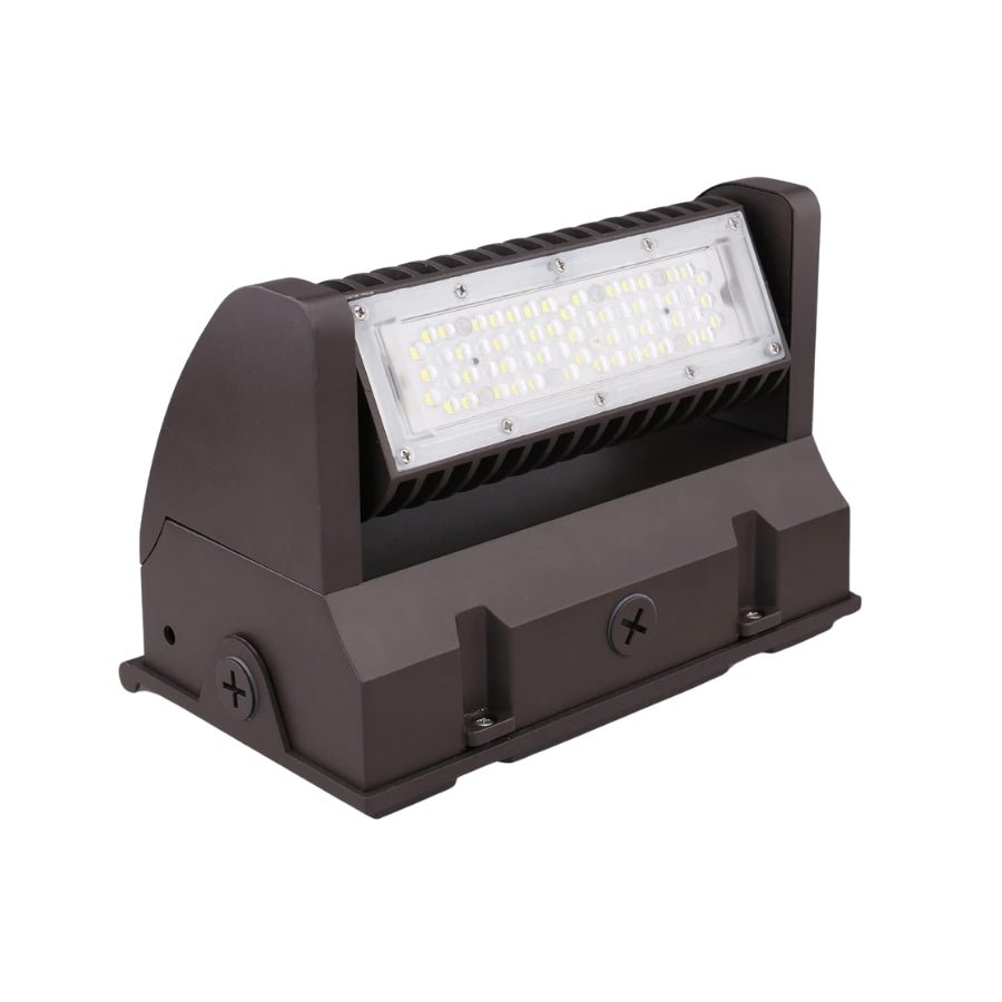LED Wall Pack Light, 60W Rotatable Head, 5000K, 16,200 Lumens, IP65 Waterproof - Outdoor Security Lights, UL Listed, Replaces 500W MH/HPS