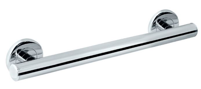 24 in. Grab Bar, Stainless Steel, Polished Chrome