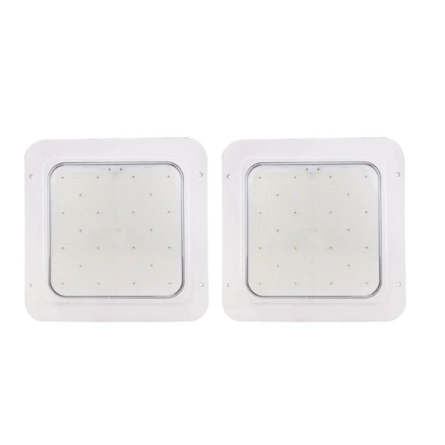 200W LED Canopy Light, 28000 Lumens, 5700K Cool White, 600-850W HPS/HID Replacement, 140 LM/W, Waterproof & Outdoor Rated Fixture, DLC & UL Listed - Ideal for Gas Stations, Streets, Area & Outdoor Lighting