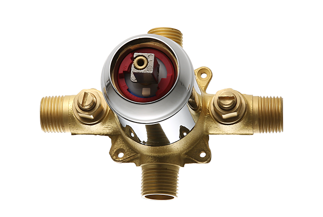 Tub and Shower Valve with Ceramic Disc Cartridge